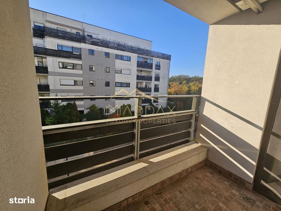 3 Camere | 77 mp Utili | Boxă Inclusă | Piscină & Fitness | Lângă Pădu