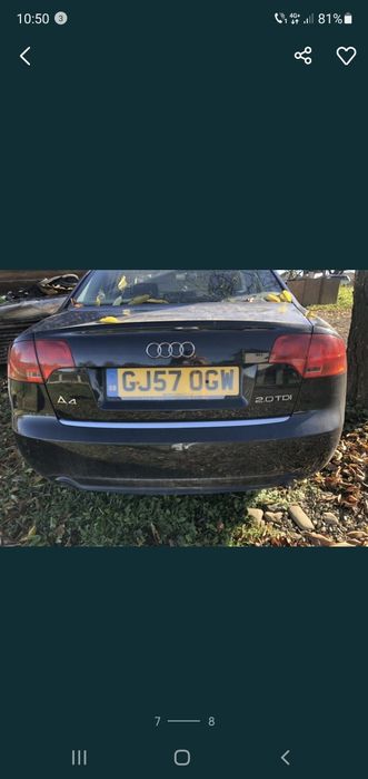 piese Audi a4 b7 2006 limuzina 
2.0 tdi
Cod motor BRD