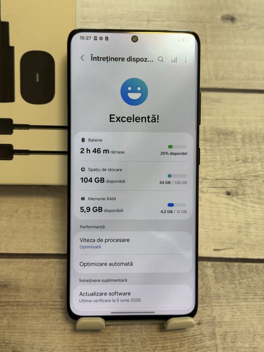 Samsung Galaxy S21 Ultra 5G 128GB Dual SIM – Aspect Bun, Încărcător Fast