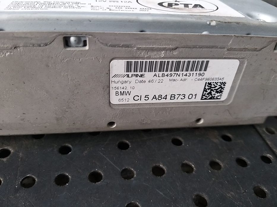 Unitate mmi bmw seria 1 f40 15614210 2022dp3911 6512ci5a84b7301