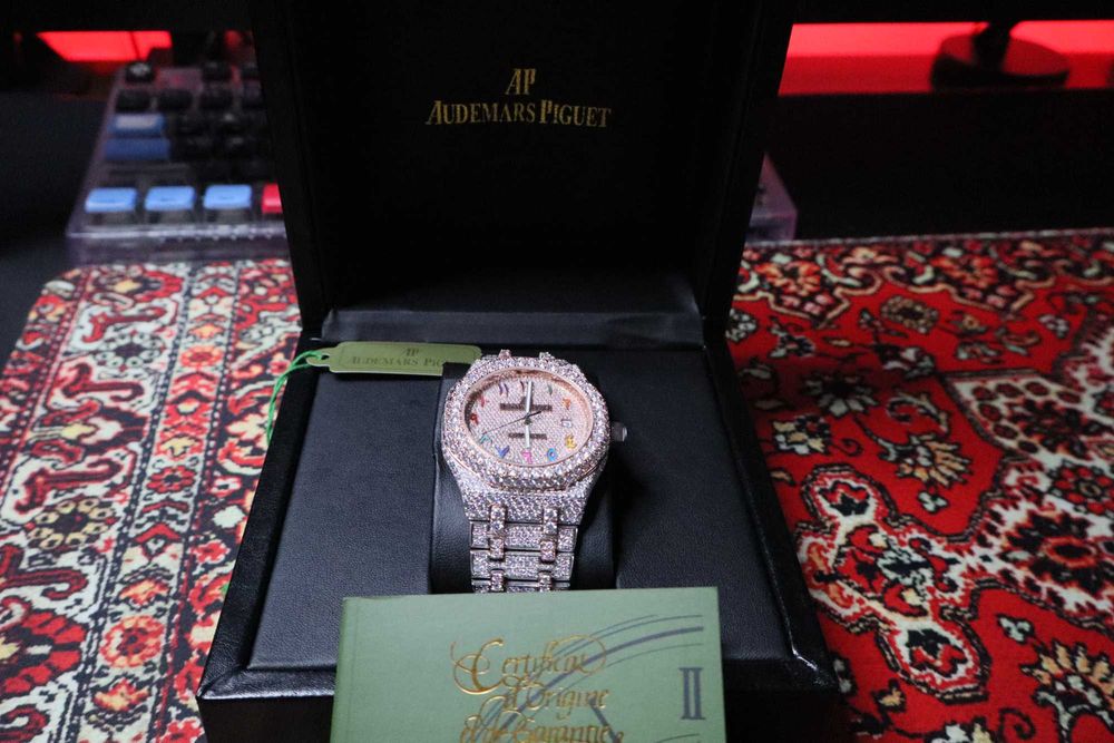 Ceas AP elegant 41mm Iced Out – calitate premium