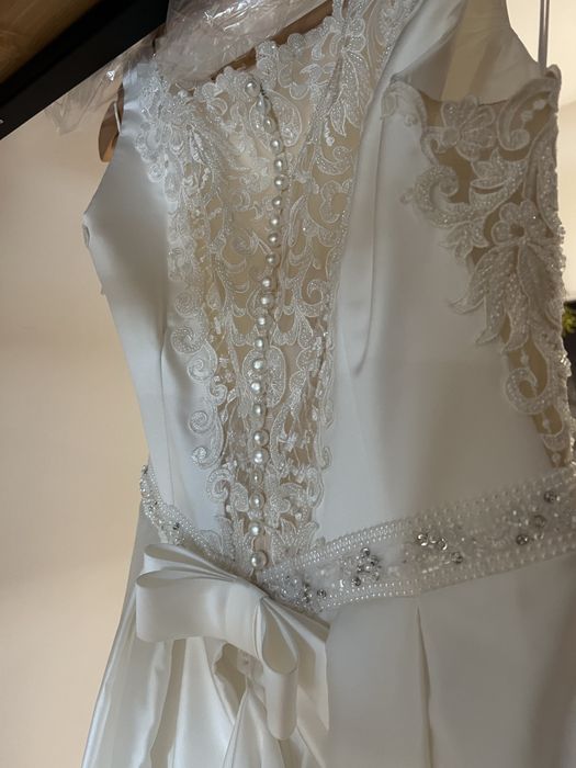 Rochie de mireasa din matase naturala