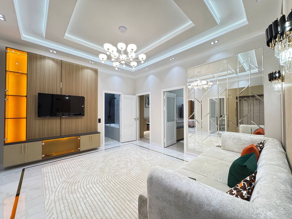 Чилонзор район рядом метро 3 комната ЖК Навастройка лукс кв