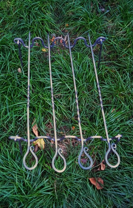 Set frigarui forjate manual, pentru camping, bushcraft, picnic