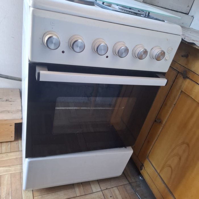 Плитка+газ. Духовка работает