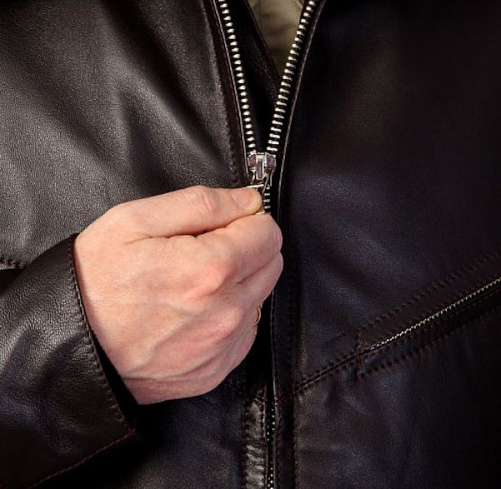 Кожаная куртка летчика