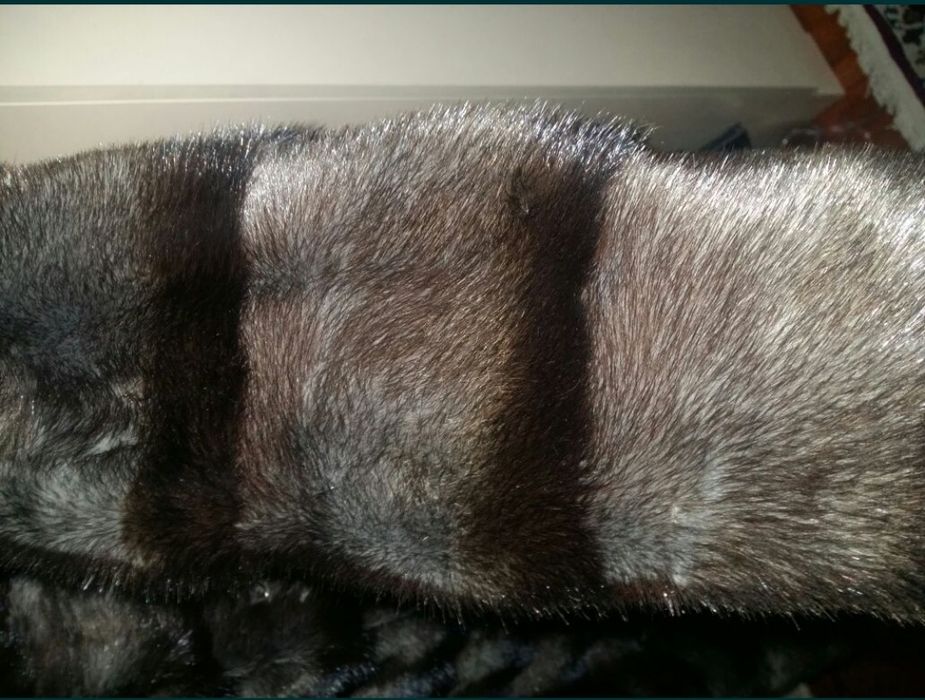 Продается серая норковая шуба