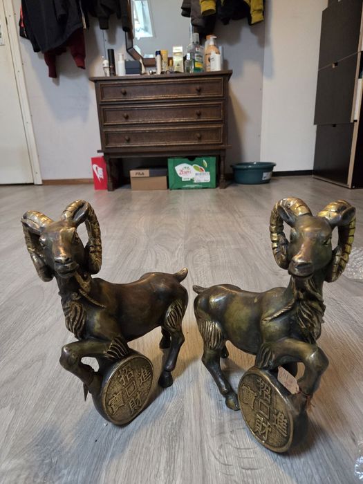 Бронзови козли масивни носят късмет