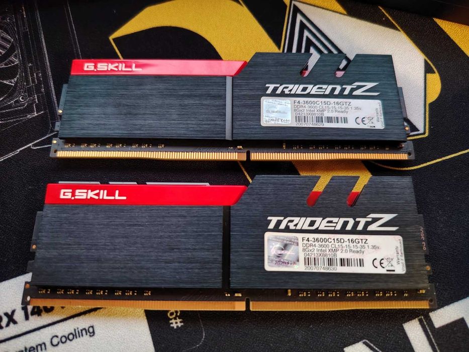 Рам памет G.SKILL Trident Z 16GB (2x8GB) DDR4 3600MHz B-die