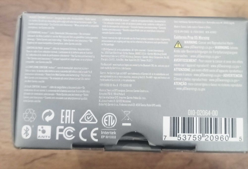 GARMIN Instinct в Гаранция