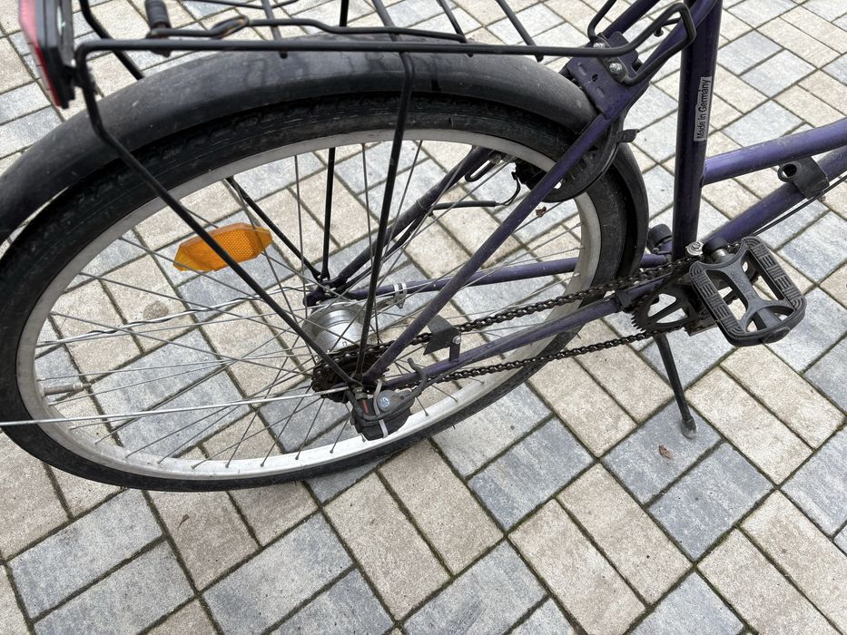 Bicicleta in sare buna si confortabila