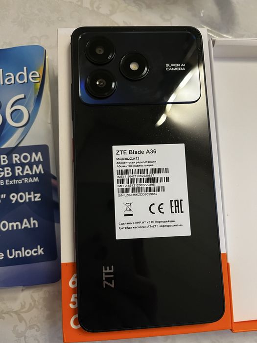 Телефон ZTE Blade A36
