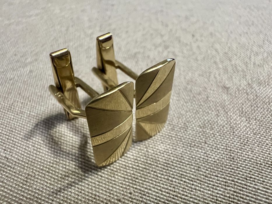 Златни ръкавели за риза 14к