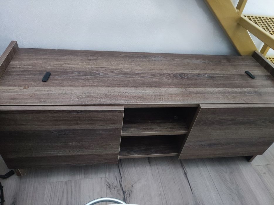 Banchetă/Pantofar/Dulap cu depozitare şi pernă pentru sezut 2 rafturi