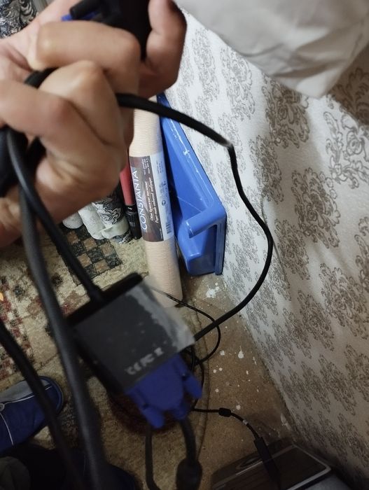 Шнур питания. Шнур ДВД д переходник vga  на  dvd-d