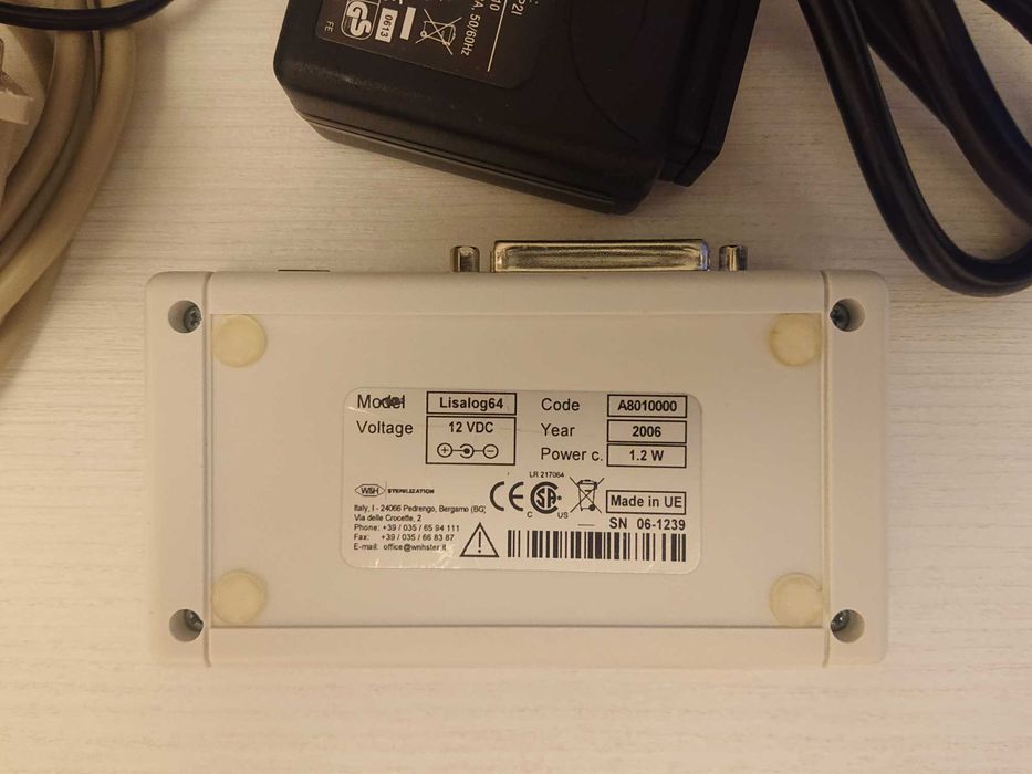 W&H data logger autoclav Lisa LisaLog 64 trasabilitate sterilizare card SD