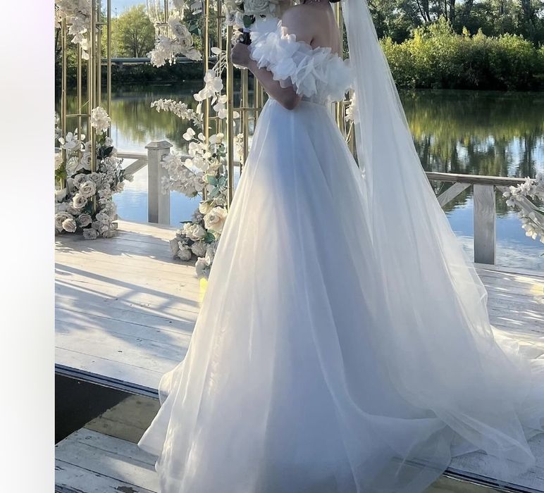 Платье свадебное белое