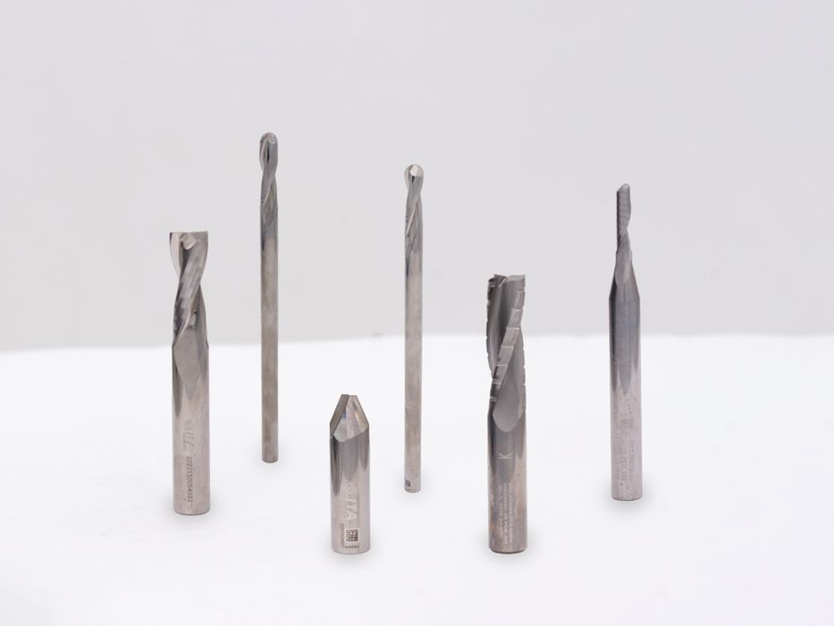 Фрезы концевые по аллюминию, пластику