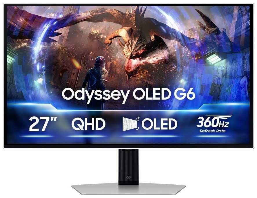 Монитор 27" Samsung LS27DG600SIXCI серебристый