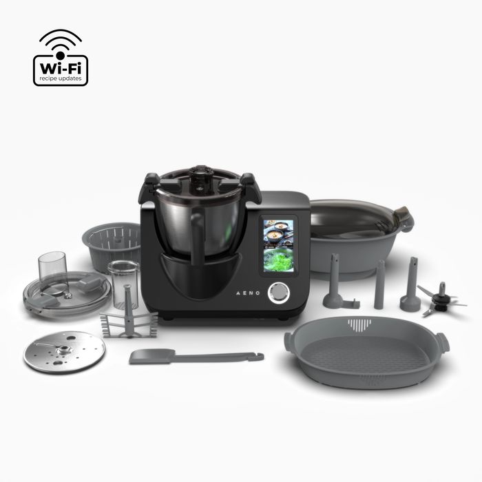 Кухненски робот AENO - CR1S GastroLab, 1000W, 12 степени, 3.5 l, черен
