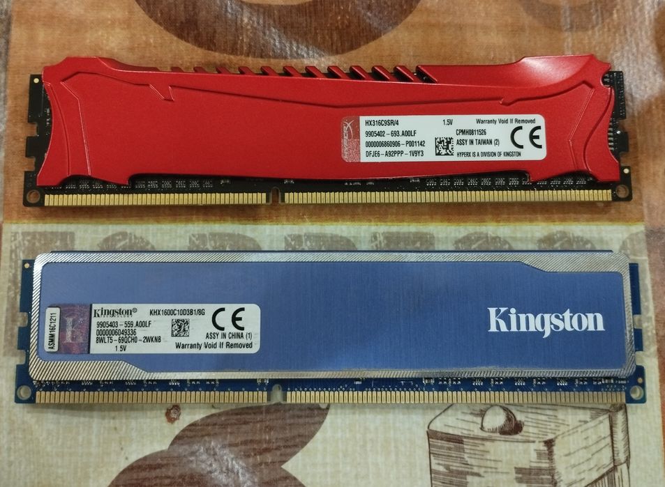 Kingston Hyper X 4+4 RAM DDR3
