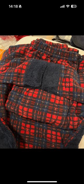 Set pijama groasa 2 piese, marimea S