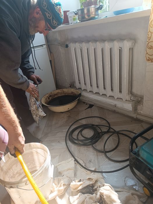 Промывка чугунных батарей