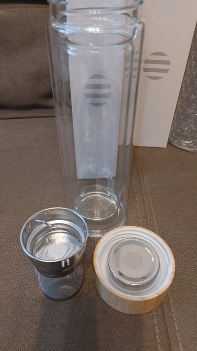 Sticla perete dublu ceai cafea