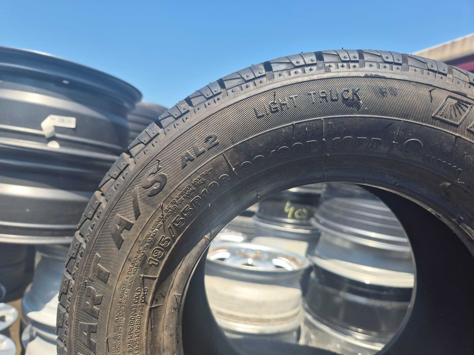 2 Anvelope M+S VARA IARNA - 195/55/10C - MAXXIS - NOI - DOT 2024 !