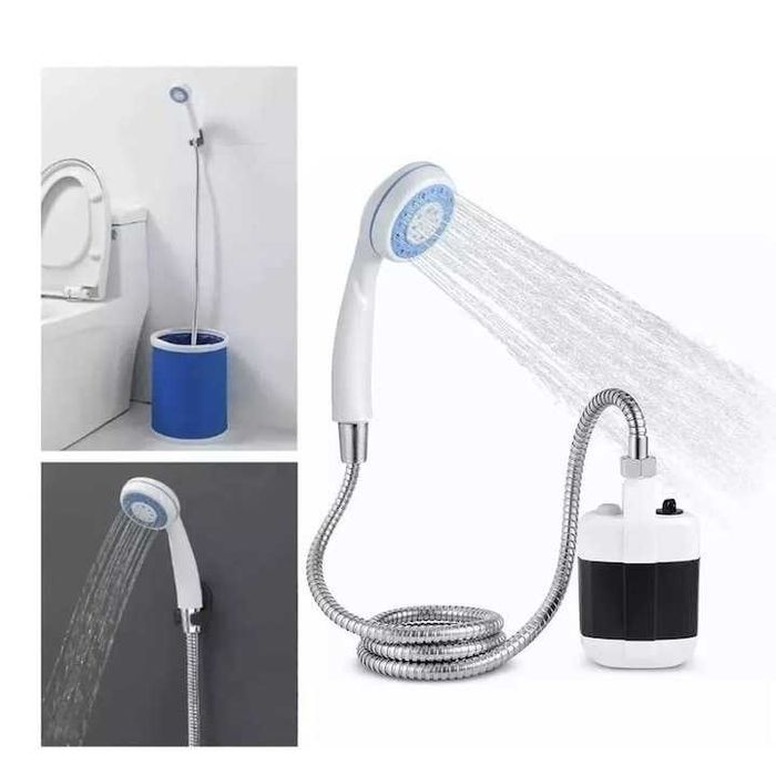 Dus portabil multifuncțional,2200mAh,încărcare USB,furtun 1.5m,set,nou