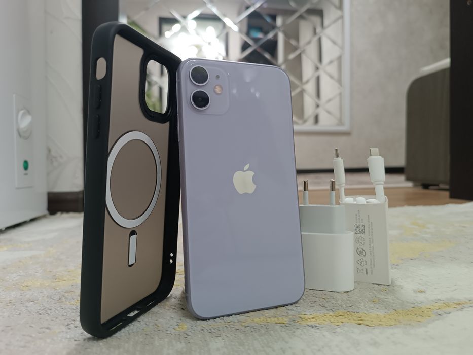 iPhone 11 в хорошем состоянии.