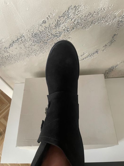 Боти естествен велур