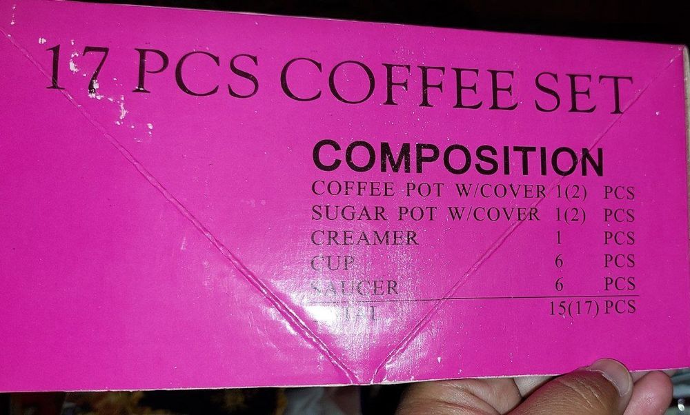 Чайник и кофейный сервиз МАДОННА