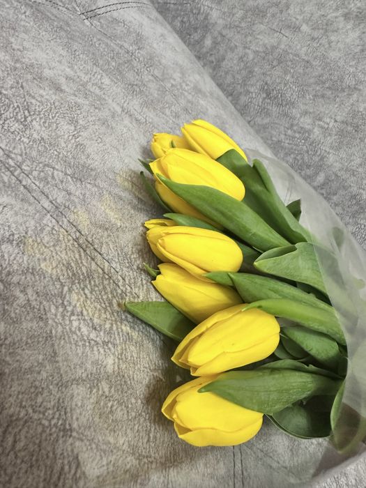 Цветы тюлпан 9шт