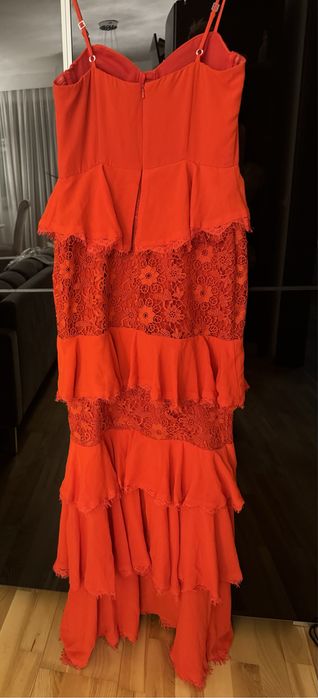 Rochie Majorelle rosie dantela