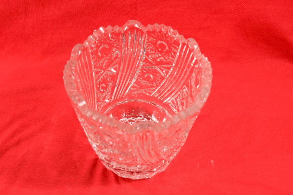 ПАРА хрустальная вазочек (конфетница)