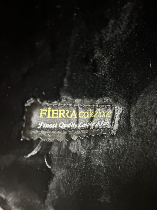 Кожанная дубленка