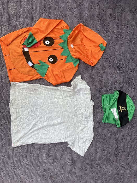 Căciuliță și tricou Ninjago + hanorac dovlecel (pentru copii)