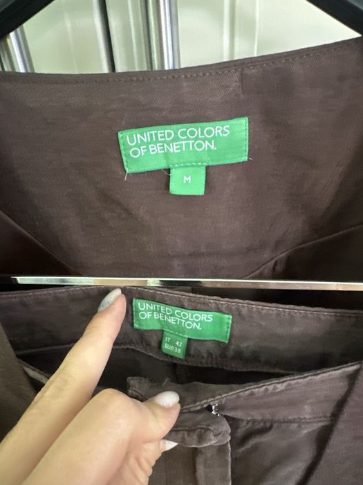 Сет Benetton къси панталони и елек