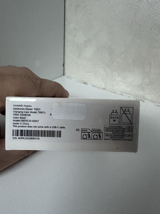 Casti Sport Open-Ear Huawei FreeArc, Black, NOU Sigilate