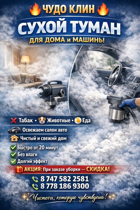 Уборка и химчисика