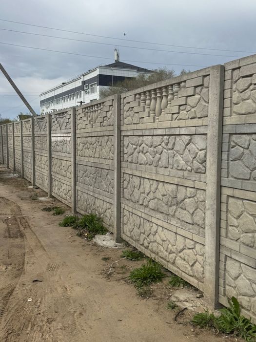 Забор бетонный 30м