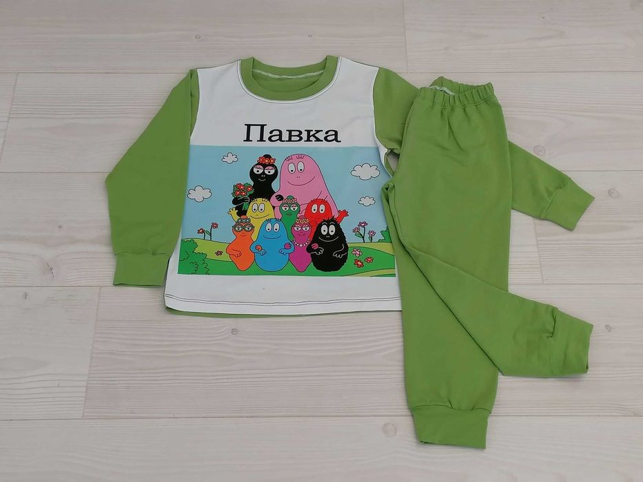 Детски пижами с картинка и име по ваш избор