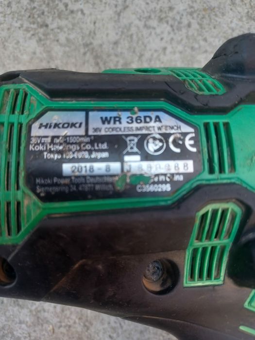 mașină de înșurubat hikoki model WR 36DA se vinde doar corpul