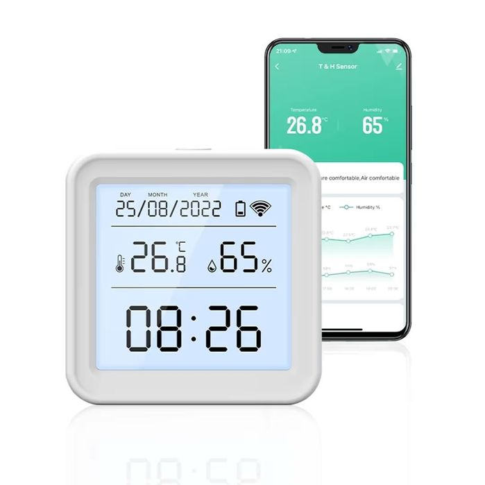 Termometru si hidrometru smart wifi cu app