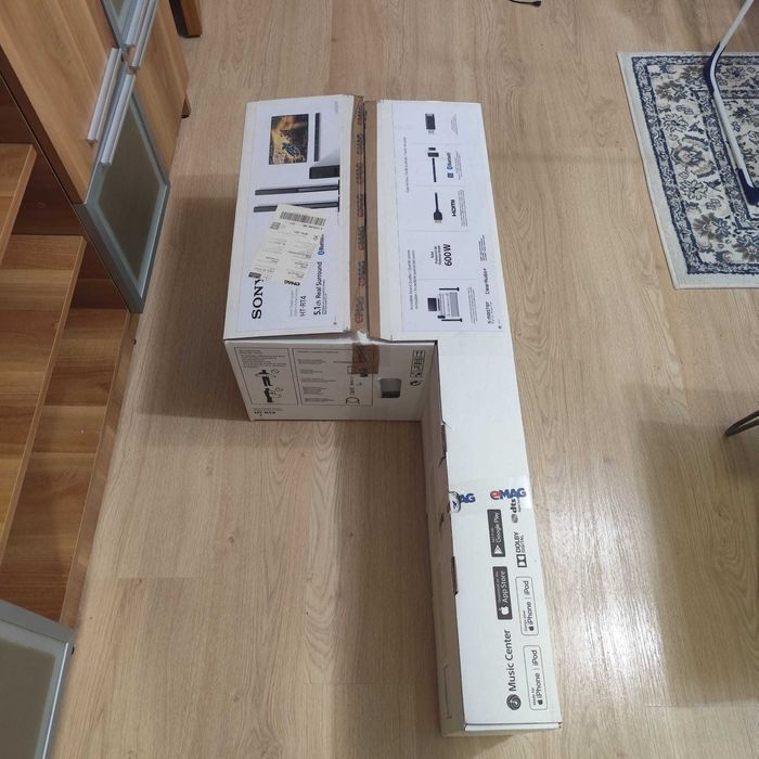 Soundbar Sony HTRT4 600W; 5.1 canale; Sunet surround; Bluetooth; NFC; Negru