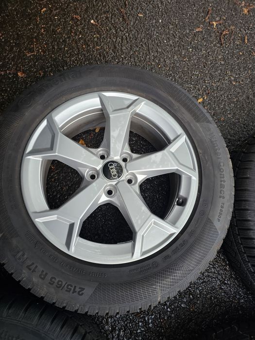 Jante originale Audi Q3 r17 cu cauciucuri de iarna