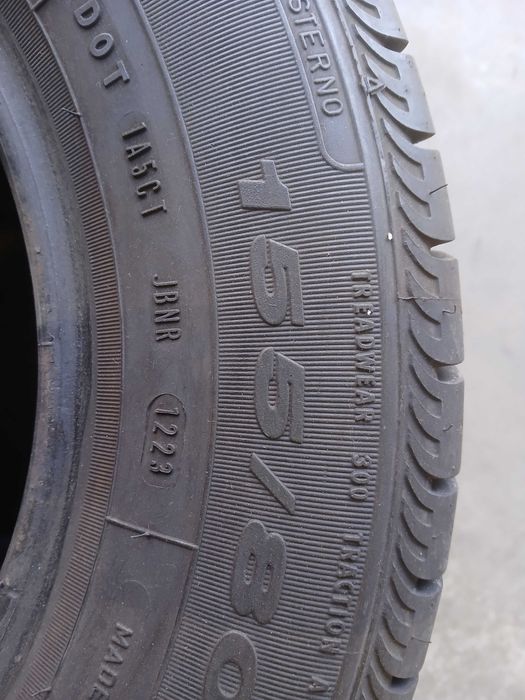 Летни гуми FULDA 155 80 13 - 4 бр. DOT 1223  Отлични