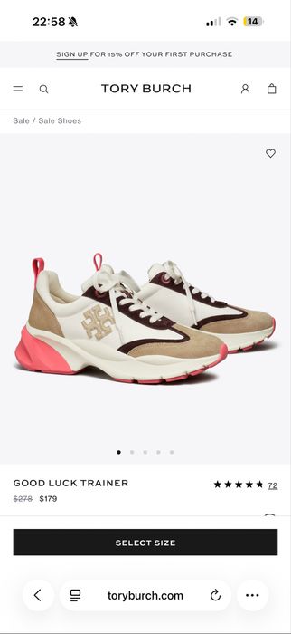 Кроссовки от tory burch