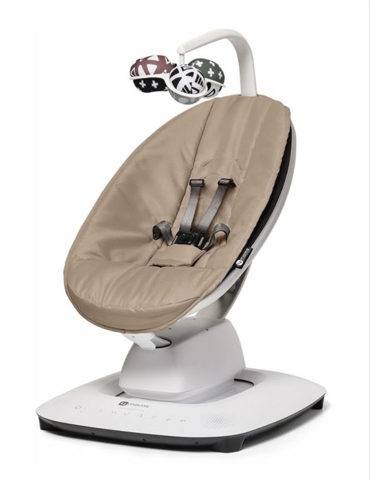 Електрическа бебешка люлка mamaRoo 5.0 Sandstone, пясъчна